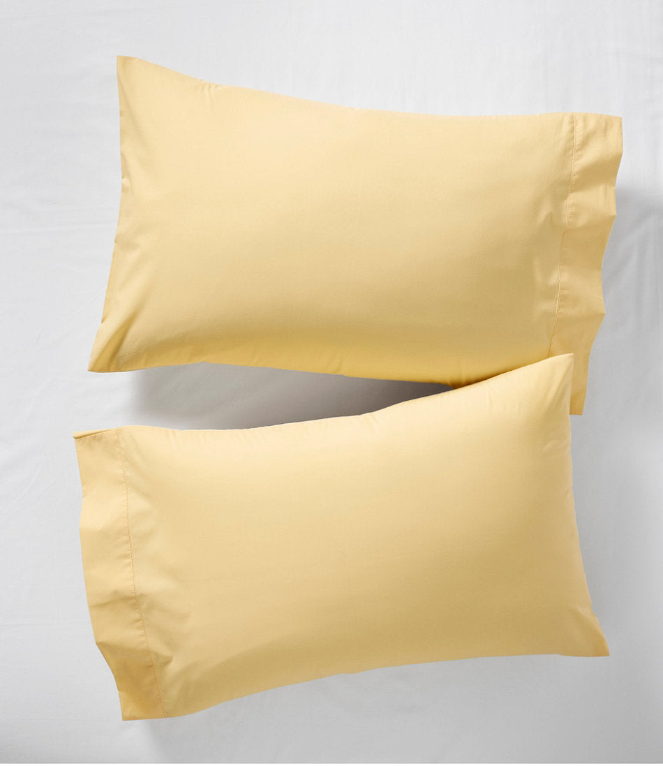 280-Thread-Count Pima Cotton Percale Pillowcases, Set of Two | L.L.Bean online