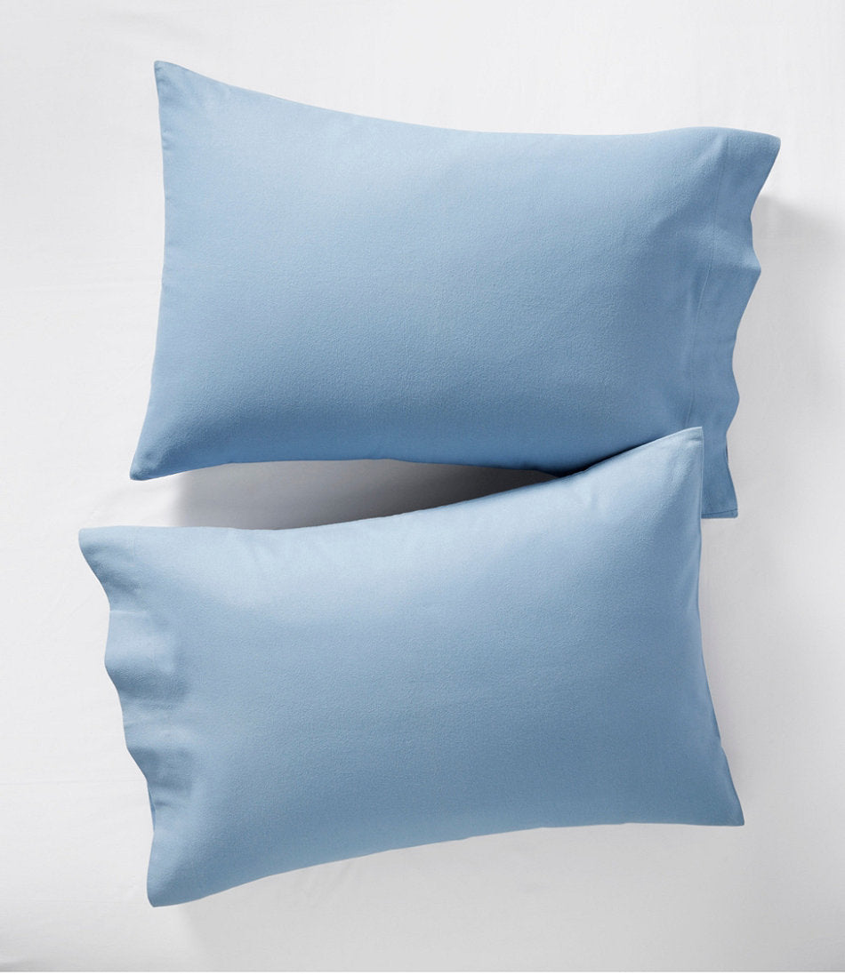 Ultrasoft Comfort Flannel Pillowcases, Set of Two | L.L.Bean sale