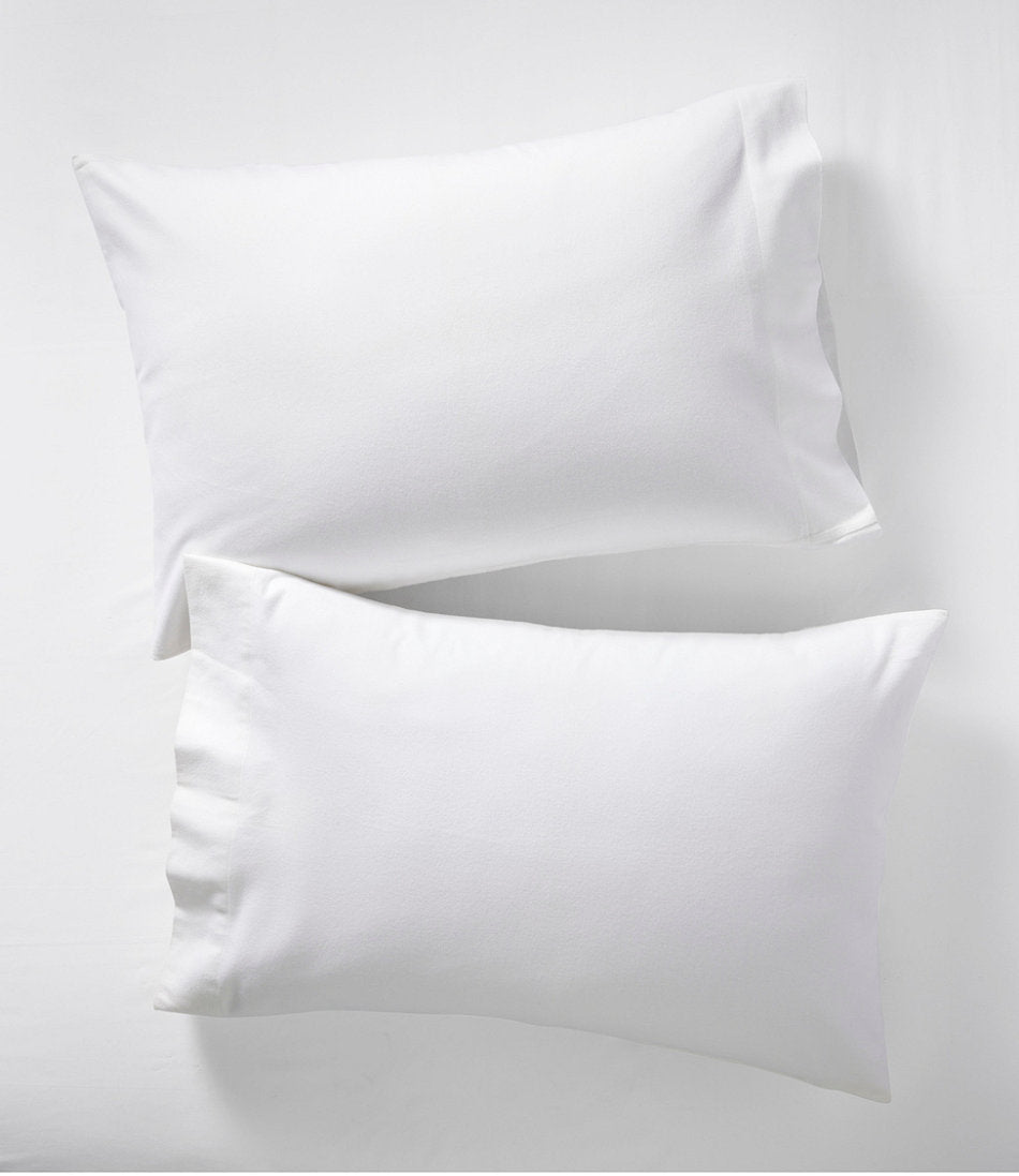 Ultrasoft Comfort Flannel Pillowcases, Set of Two | L.L.Bean sale