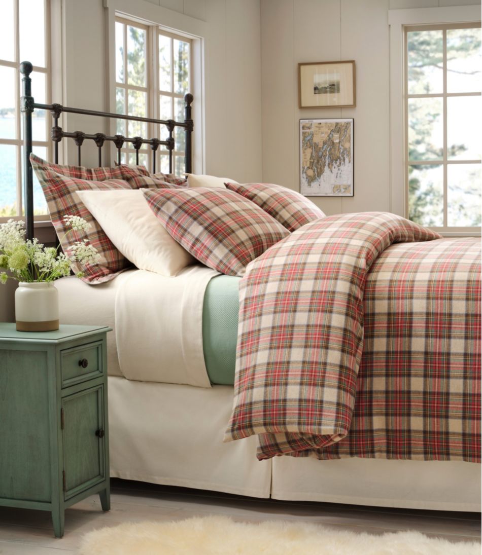 Heritage Chamois Flannel Comforter Cover Collection, Plaid | L.L.Bean near me