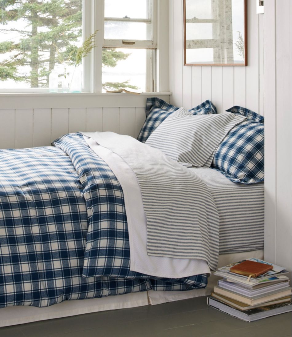 Ultrasoft Comfort Flannel Sheet Set, Stripe | L.L.Bean outlet