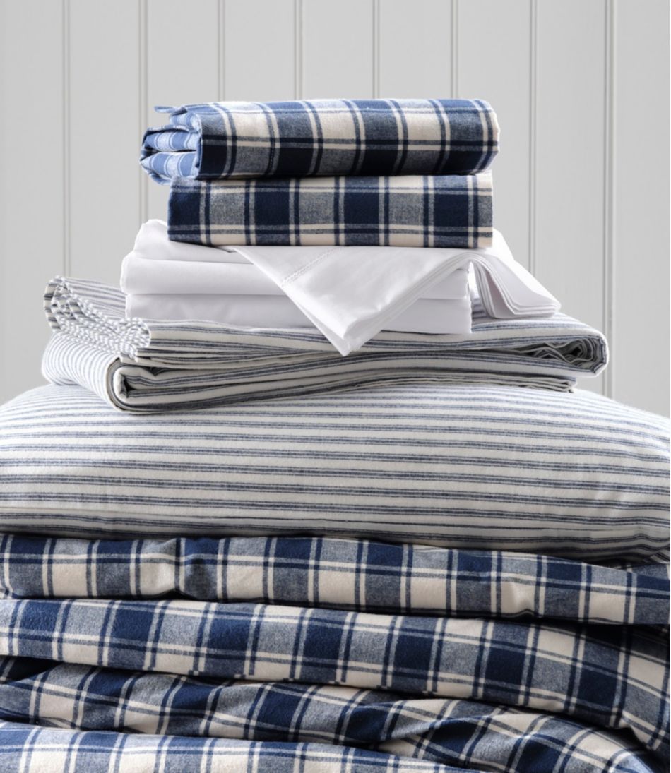 Ultrasoft Comfort Flannel Sheet Set, Stripe | L.L.Bean outlet