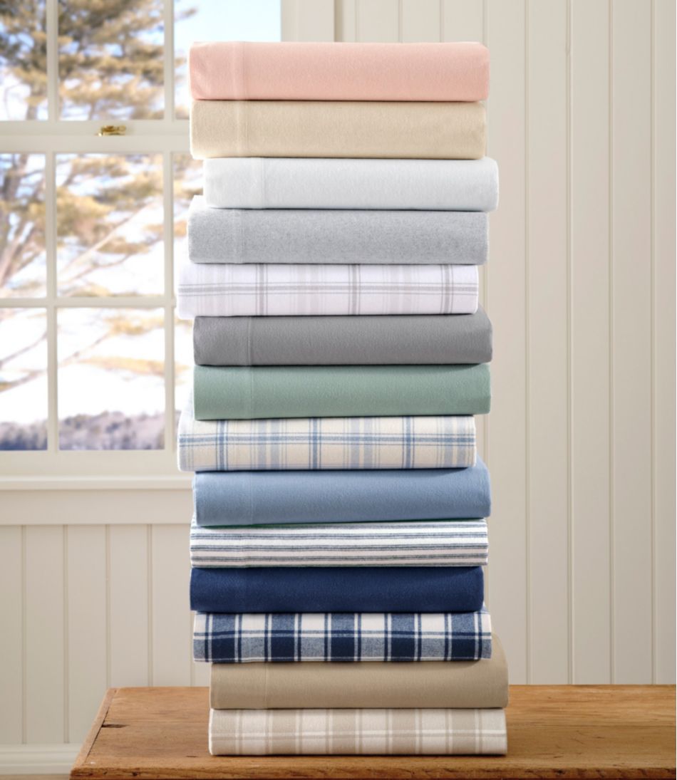 Ultrasoft Comfort Flannel Sheet Set, Stripe | L.L.Bean outlet