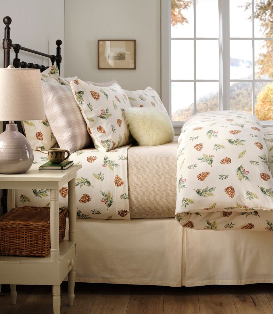 Evergreen Flannel Sheet Collection | L.L.Bean near me