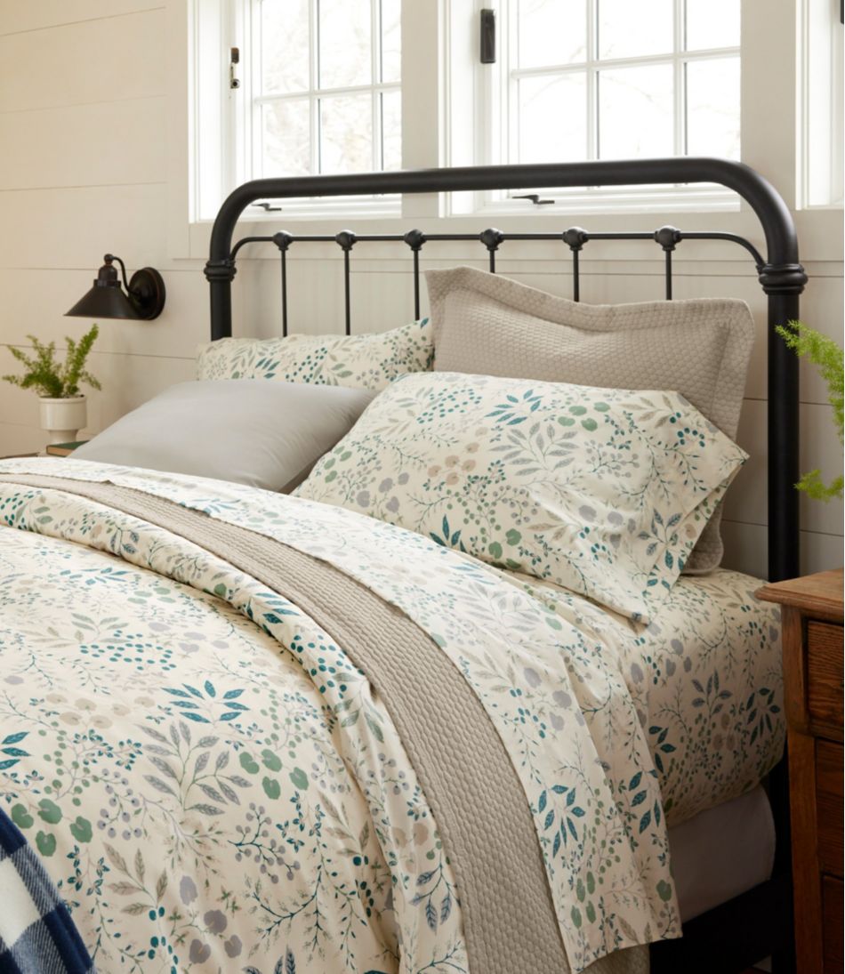 280-Thread-Count Pima Cotton Percale Sheet Set, Print | L.L.Bean discount