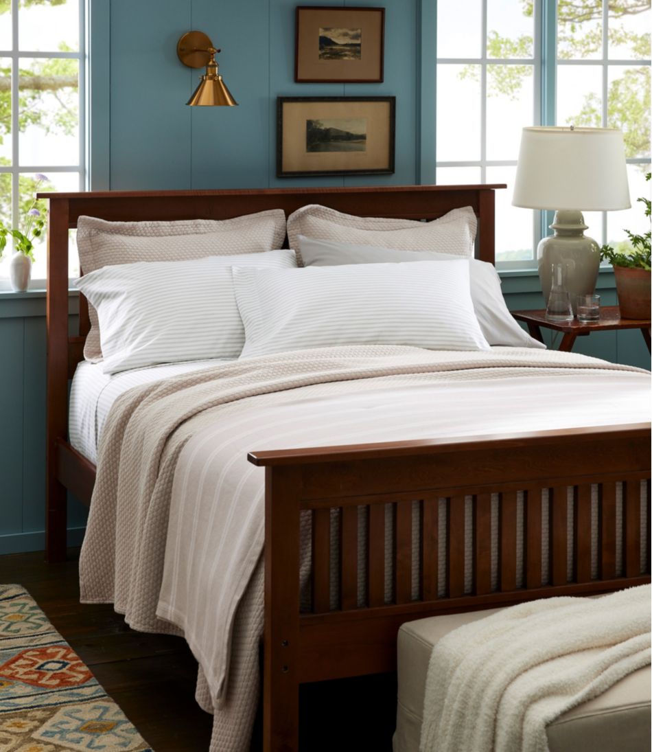Premium Egyptian Percale Sheet Collection, Stripe | L.L.Bean outlet