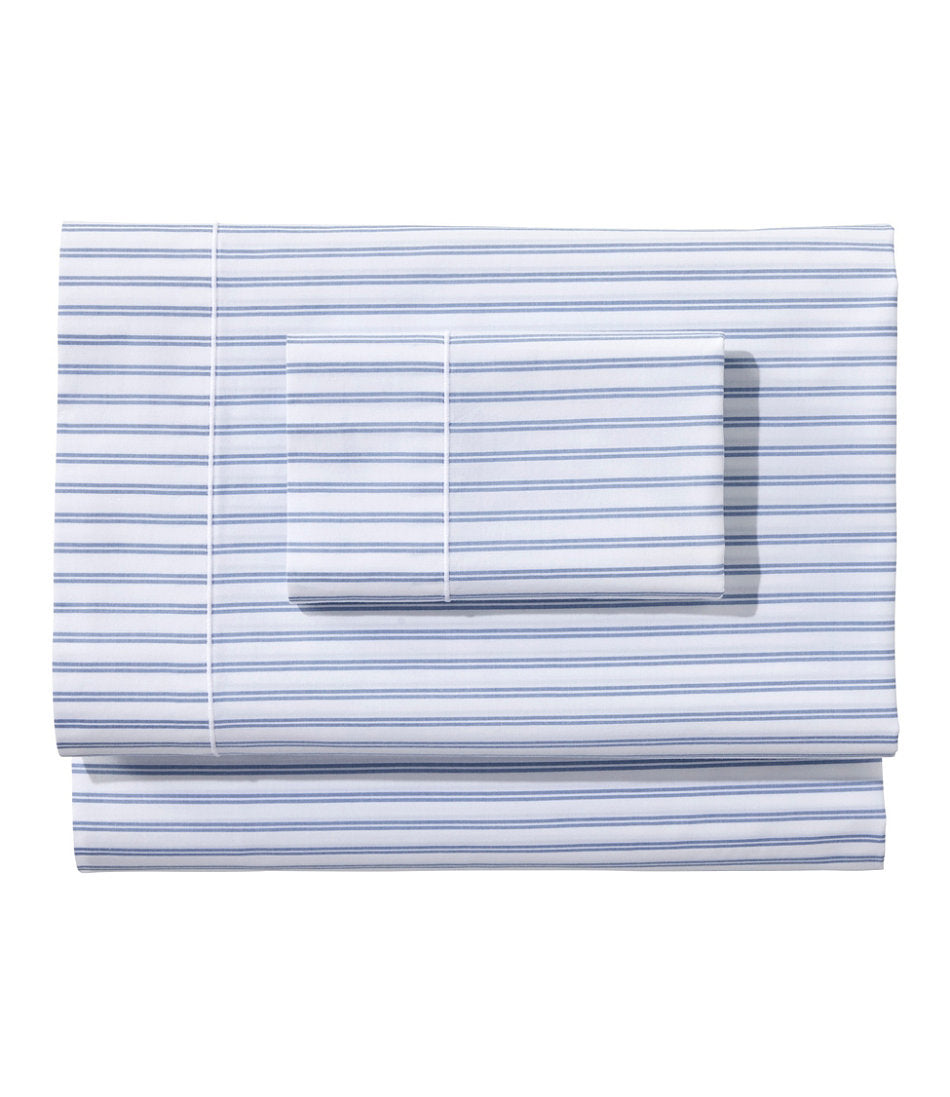 Premium Egyptian Percale Sheet Collection, Stripe | L.L.Bean outlet