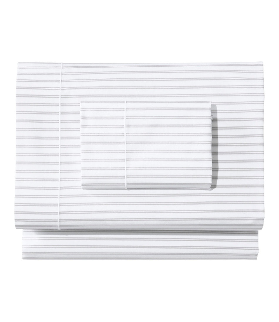 Premium Egyptian Percale Sheet Collection, Stripe | L.L.Bean outlet