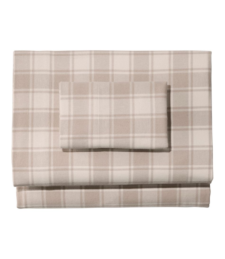 Ultrasoft Comfort Flannel Sheet Set, Check | L.L.Bean on sale