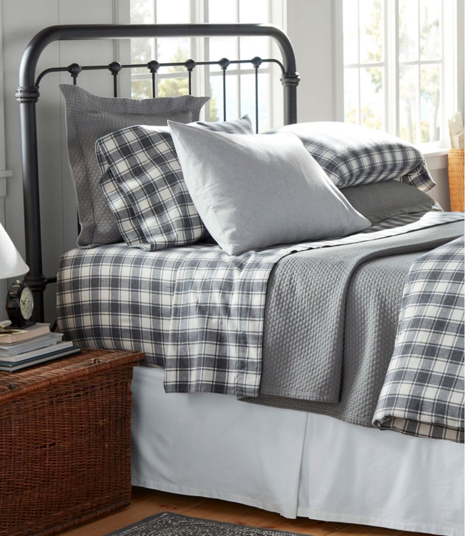 Ultrasoft Comfort Flannel Sheet Set, Check | L.L.Bean on sale