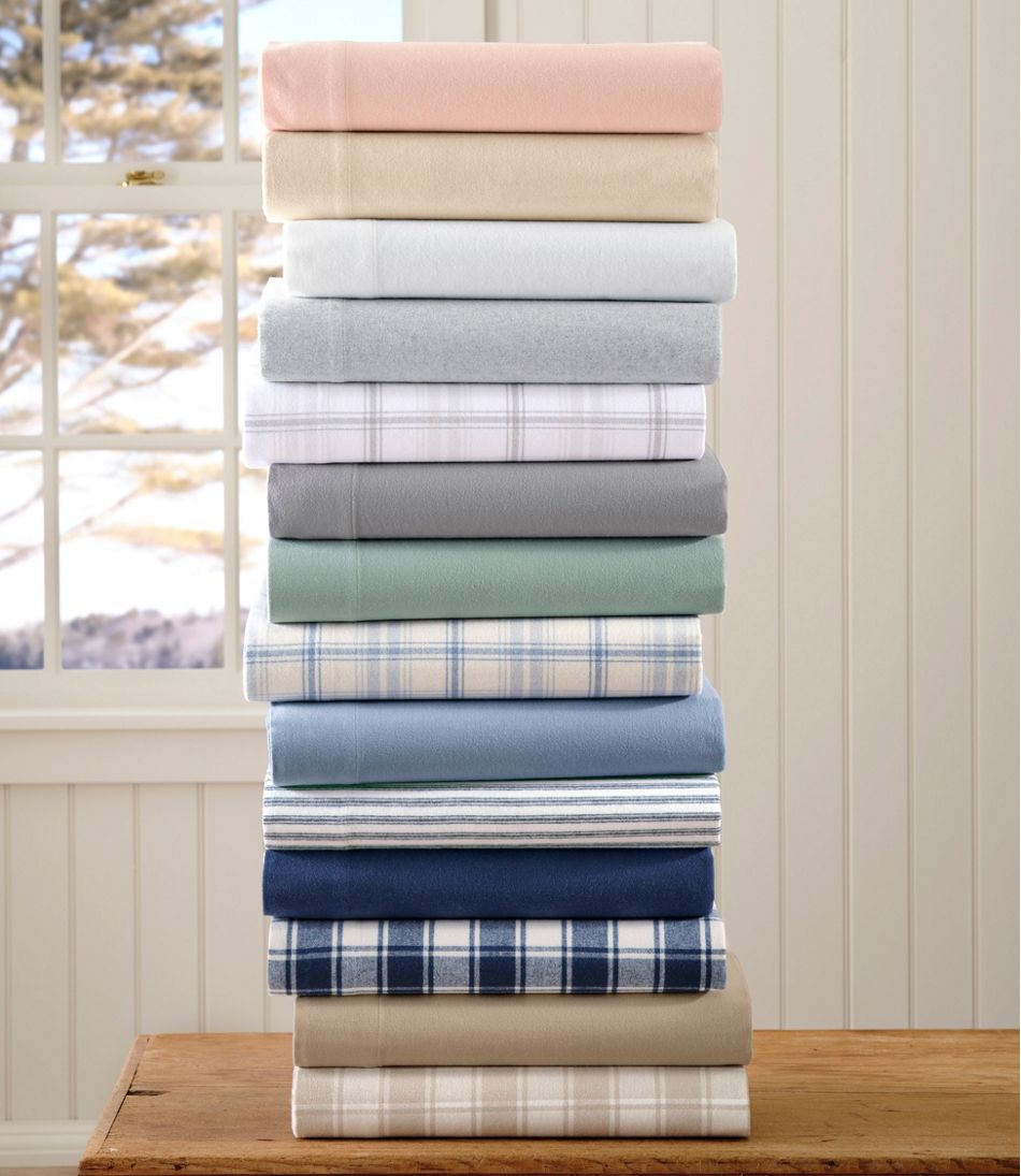 Ultrasoft Comfort Flannel Sheet Set, Check | L.L.Bean on sale