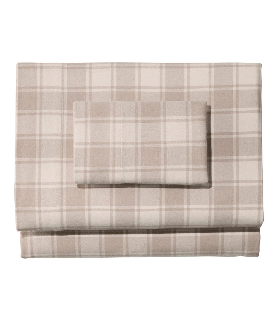 Ultrasoft Comfort Flannel Sheet Set, Check | L.L.Bean on sale