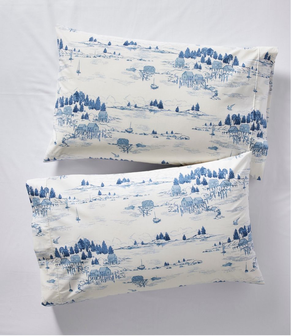Coastal Landscape Percale Sheet Collection | L.L.Bean discount