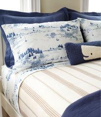 Coastal Landscape Percale Sheet Collection | L.L.Bean discount