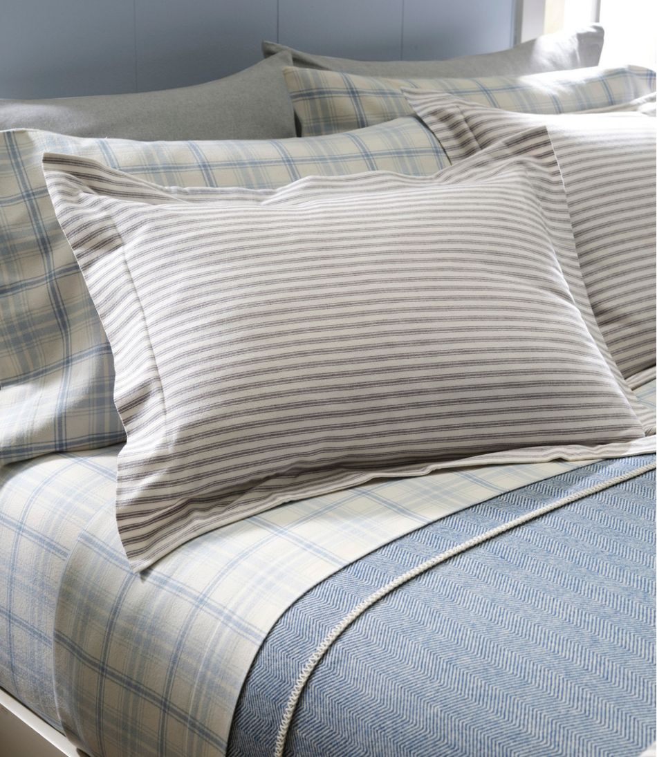Ultrasoft Comfort Flannel Comforter Cover Collection, Stripe | L.L.Bean sale