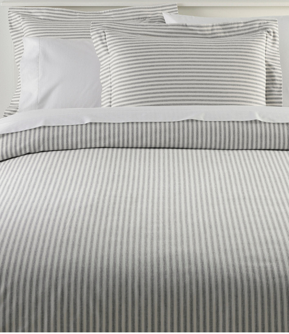 Ultrasoft Comfort Flannel Comforter Cover Collection, Stripe | L.L.Bean sale