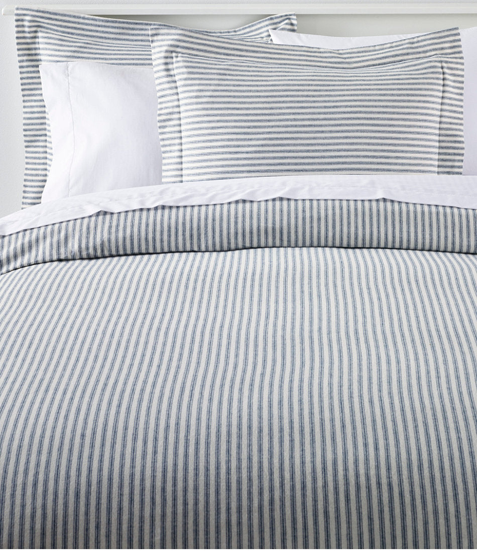 Ultrasoft Comfort Flannel Comforter Cover Collection, Stripe | L.L.Bean sale