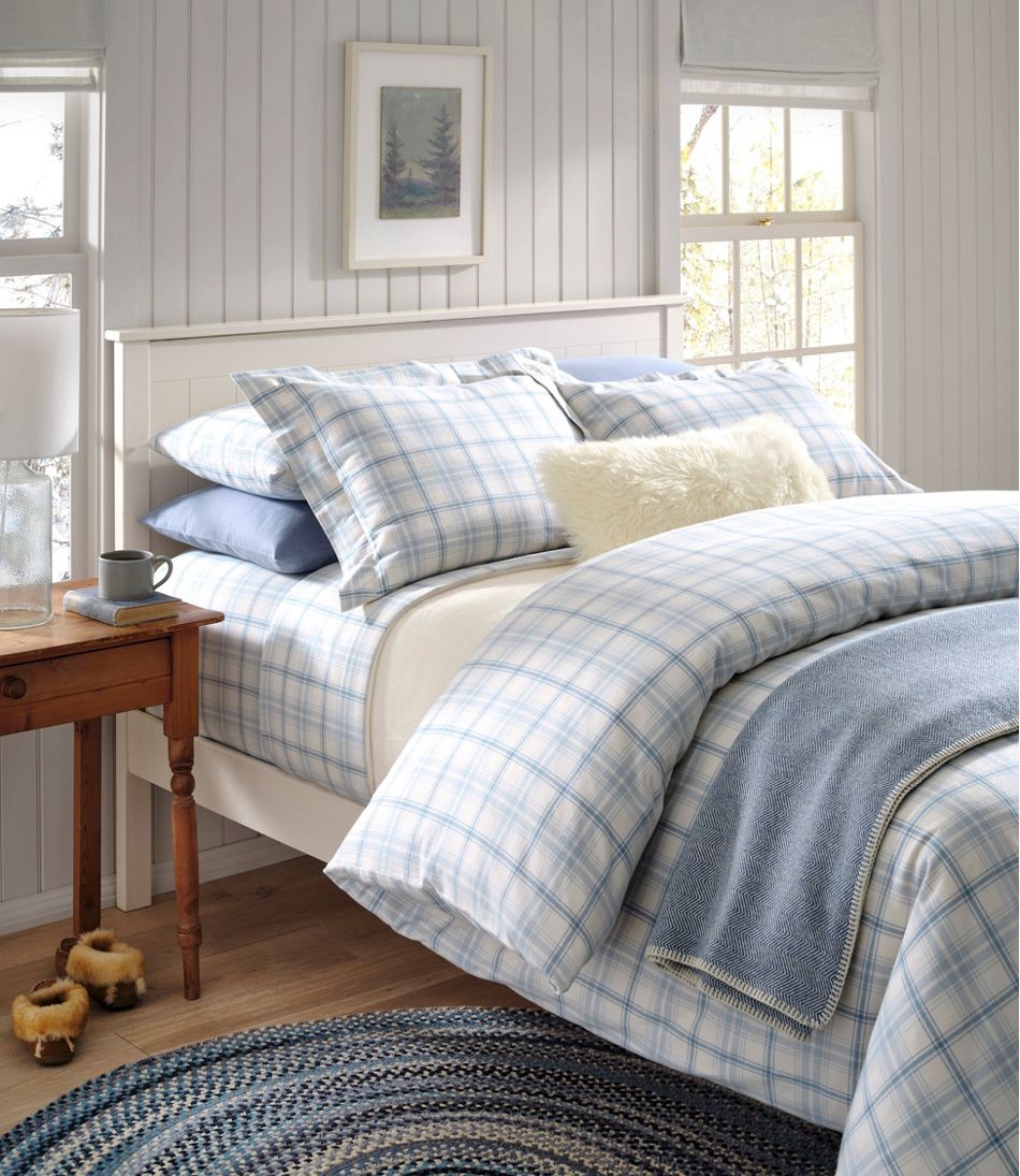 Ultrasoft Comfort Flannel Comforter Cover Collection, Plaid | L.L.Bean for sale