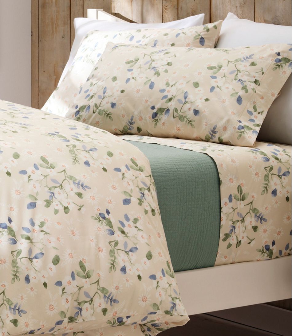 Premium Egyptian Percale Sheet Collection, Daisy | L.L.Bean for sale