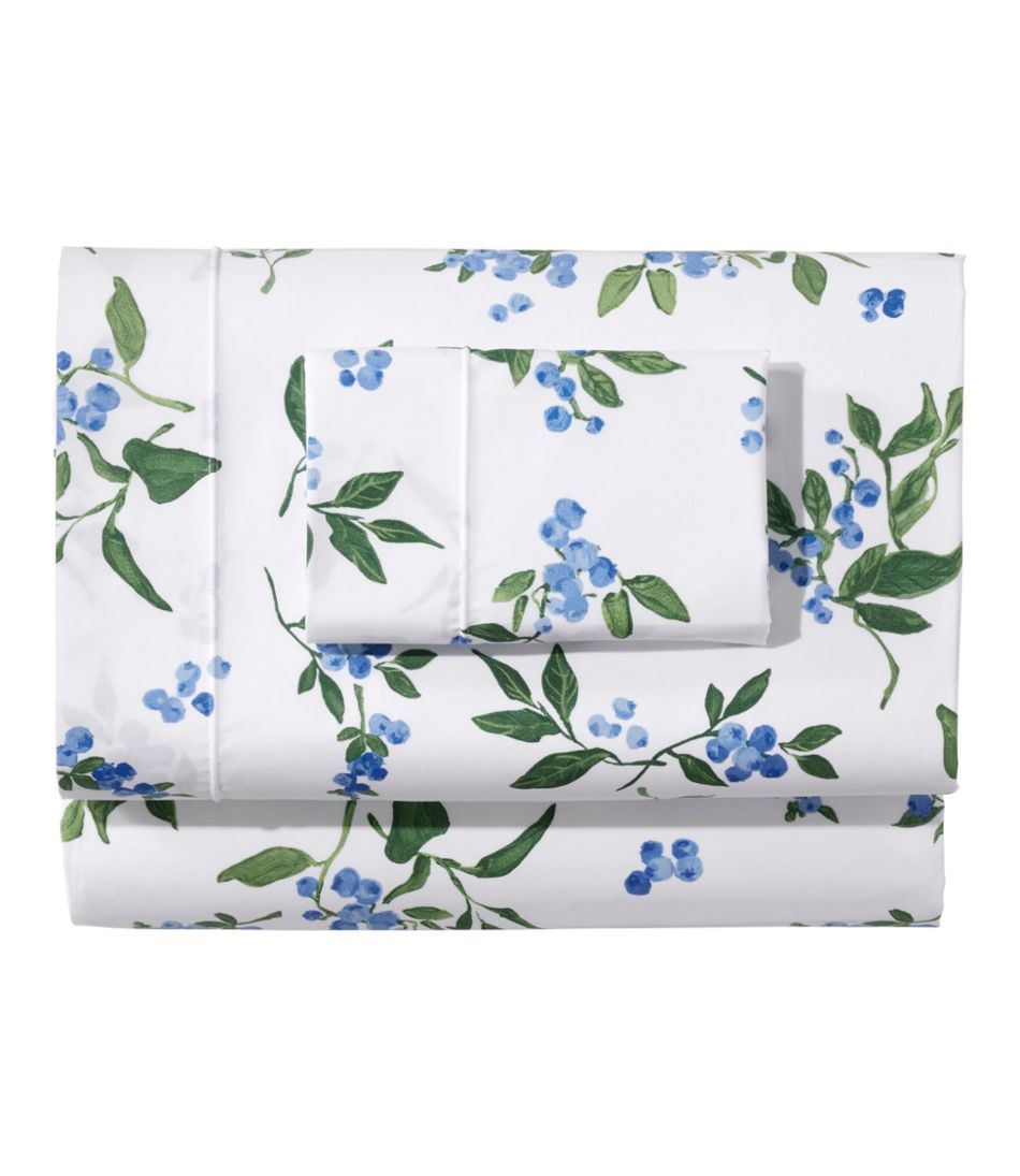 Jess Franks Blueberry Print Percale Sheet Set Collection | L.L.Bean on sale