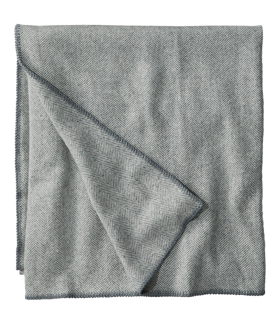 Washable Wool Blanket, Herringbone | L.L.Bean sale