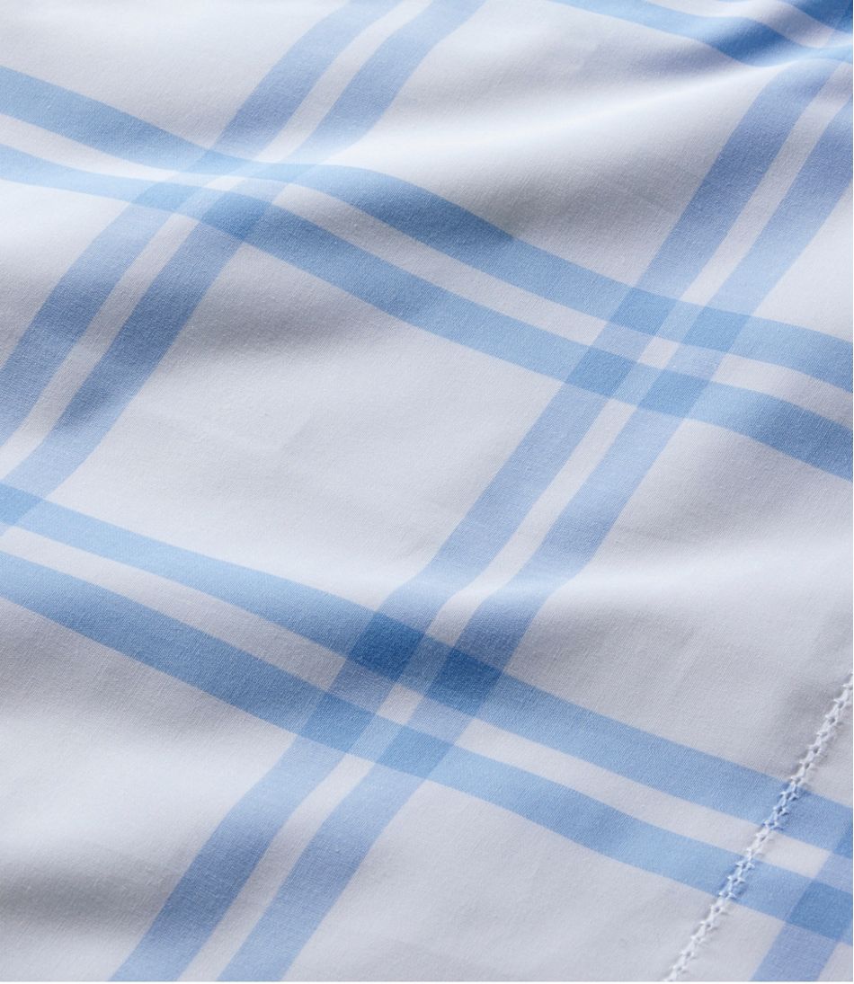 280-Thread-Count Pima Percale Sheet Collection, Windowpane | L.L.Bean for sale