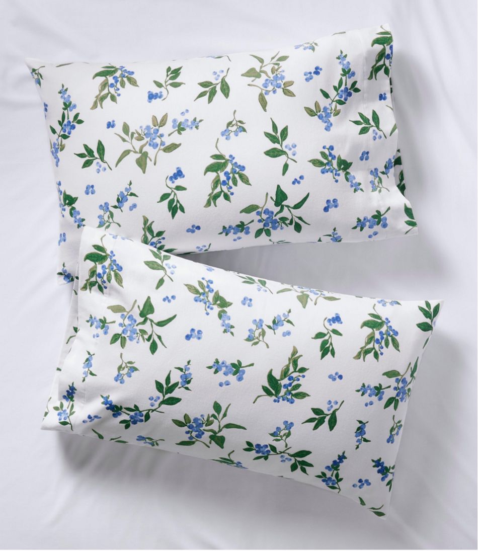 Jess Franks Blueberry Flannel Sheet Collection | L.L.Bean on sale