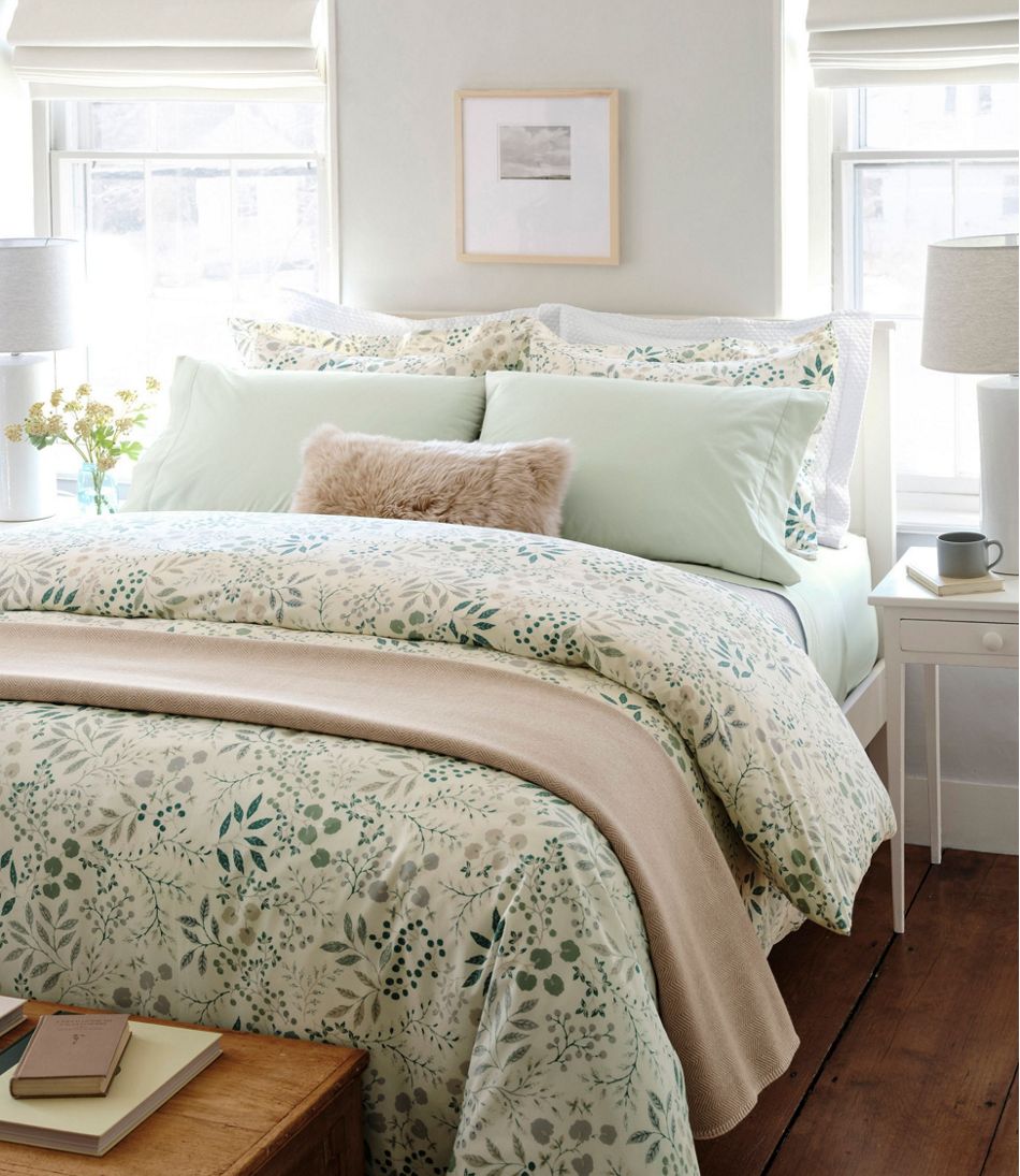 280-Thread-Count Pima Cotton Percale Comforter Cover Collection, Print | L.L.Bean near me