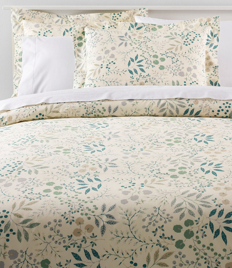 280-Thread-Count Pima Cotton Percale Comforter Cover Collection, Print | L.L.Bean near me