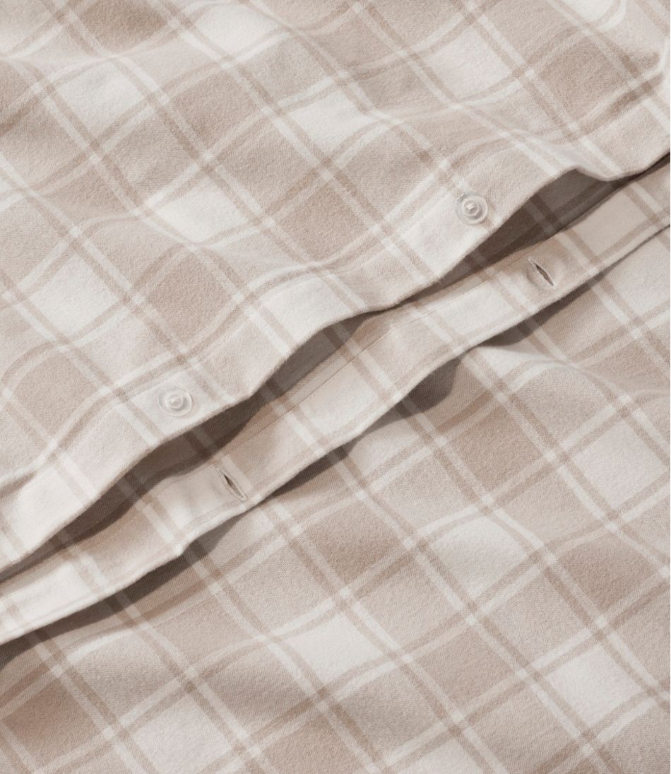 Ultrasoft Comfort Flannel Comforter Cover Collection, Check | L.L.Bean discount