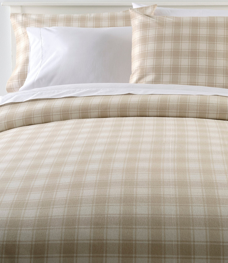 Ultrasoft Comfort Flannel Comforter Cover Collection, Check | L.L.Bean discount