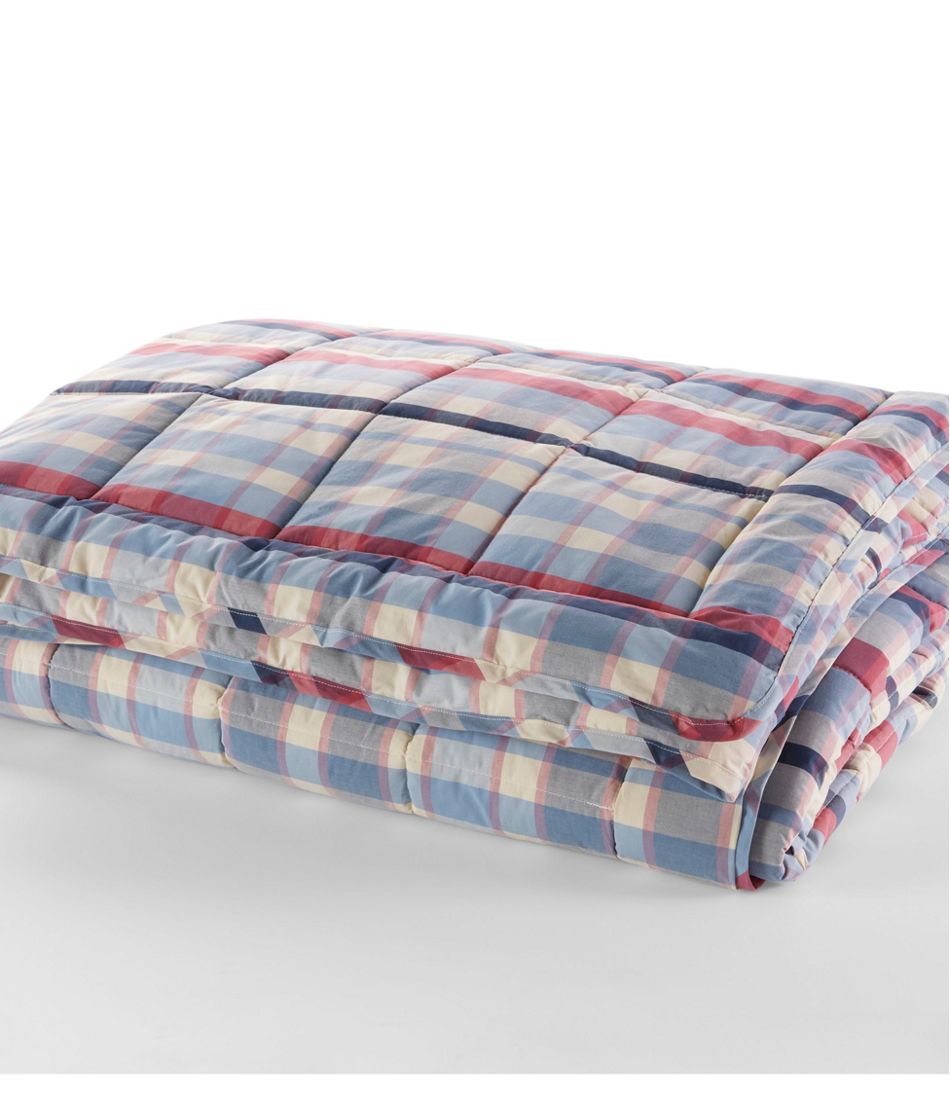 Ultrasoft Cotton Comforter, Plaid | L.L.Bean online