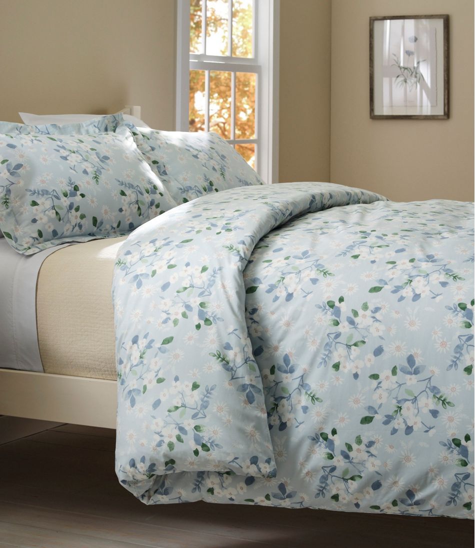Premium Egyptian Percale Comforter Cover Collection, Daisy | L.L.Bean outlet