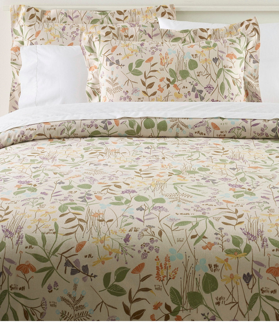 Birch Floral Flannel Comforter Cover Collection | L.L.Bean near me