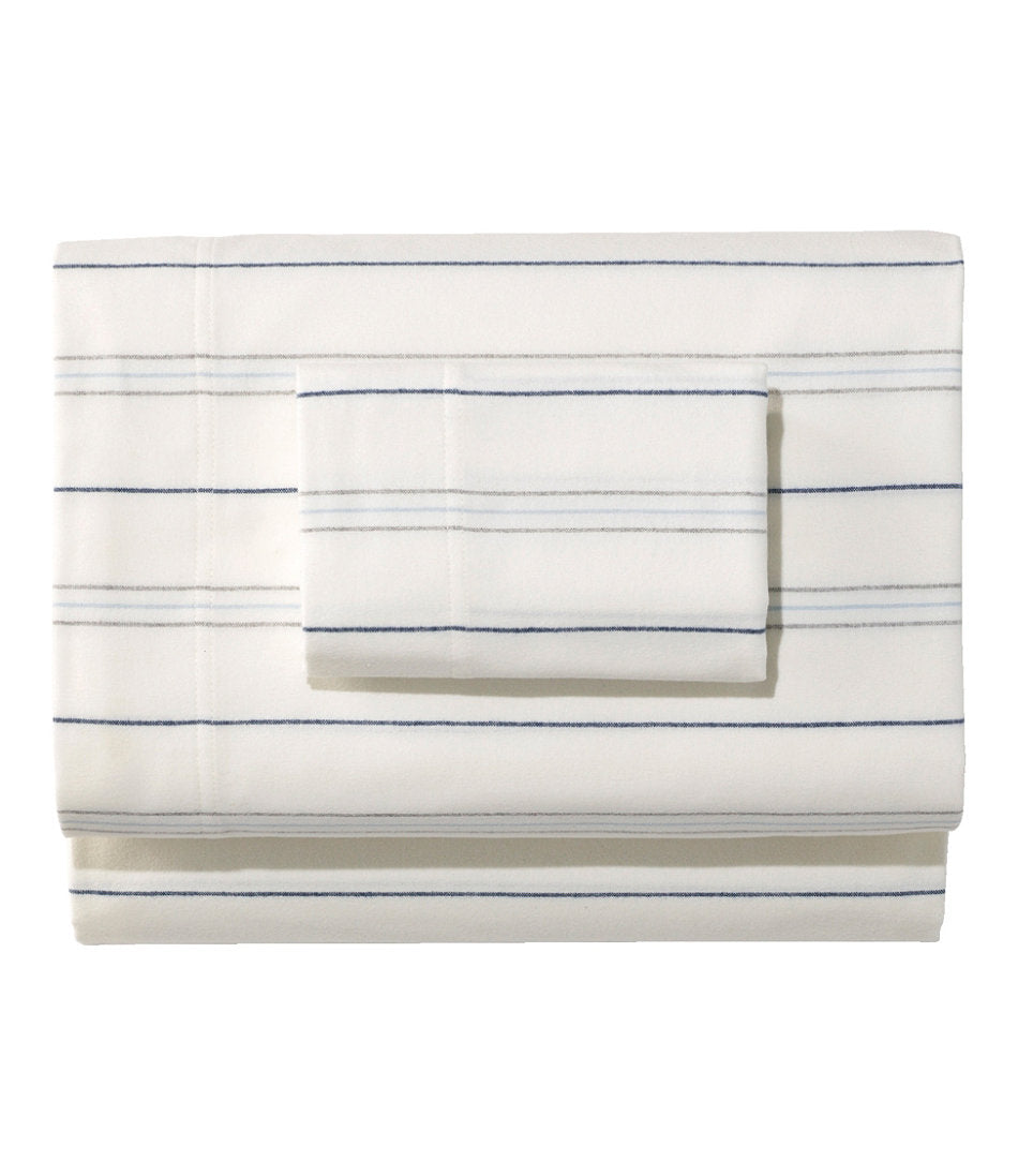 Organic Flannel Sheet Collection, Stripe | L.L.Bean discount
