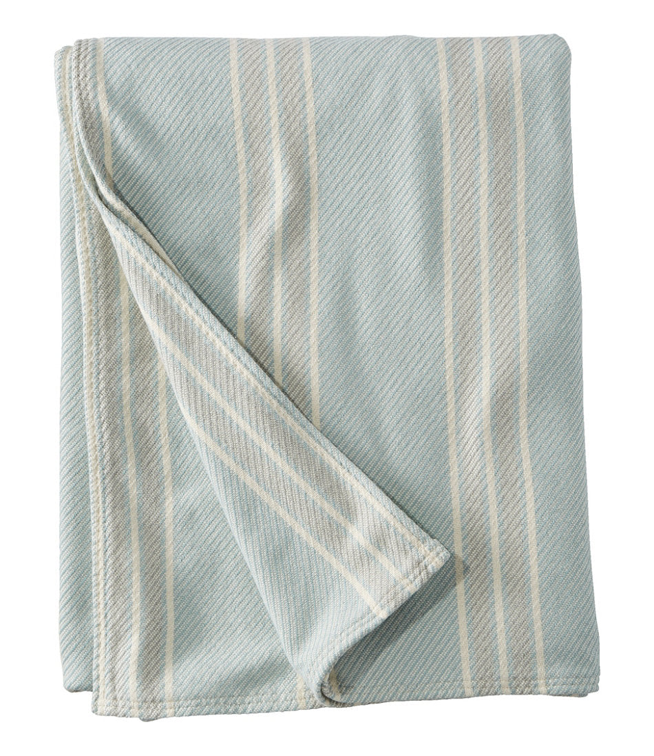Maine Twill Blanket, Stripe | L.L.Bean outlet