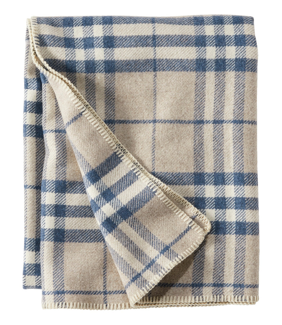 Washable Wool Blanket, Plaid | L.L.Bean online
