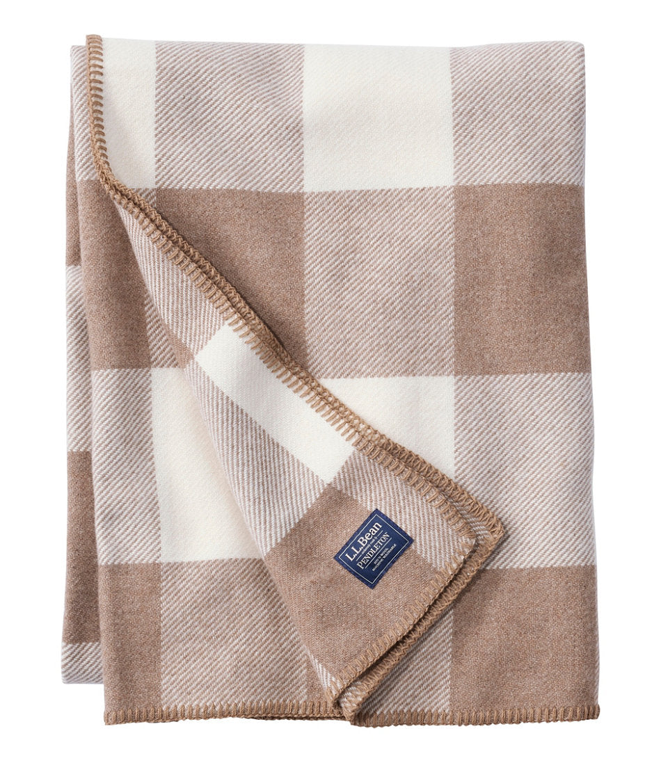 Washable Wool Blanket, Plaid | L.L.Bean online