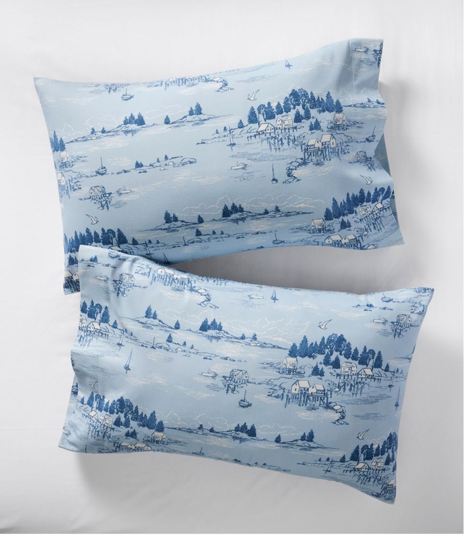 Coastal Landscape Flannel Sheet Collection | L.L.Bean for sale