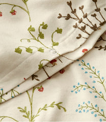 Botanical Floral Flannel Comforter Cover Collection | L.L.Bean on sale