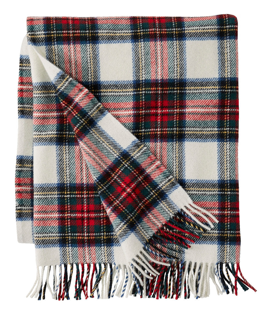 L.L.Bean Washable Wool Throw, Plaid 54" x 60" | L.L.Bean near me