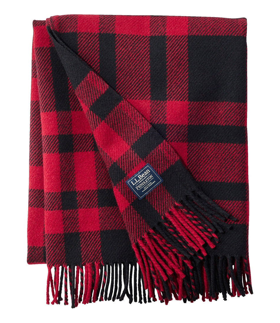 L.L.Bean Washable Wool Throw, Plaid 54" x 60" | L.L.Bean near me