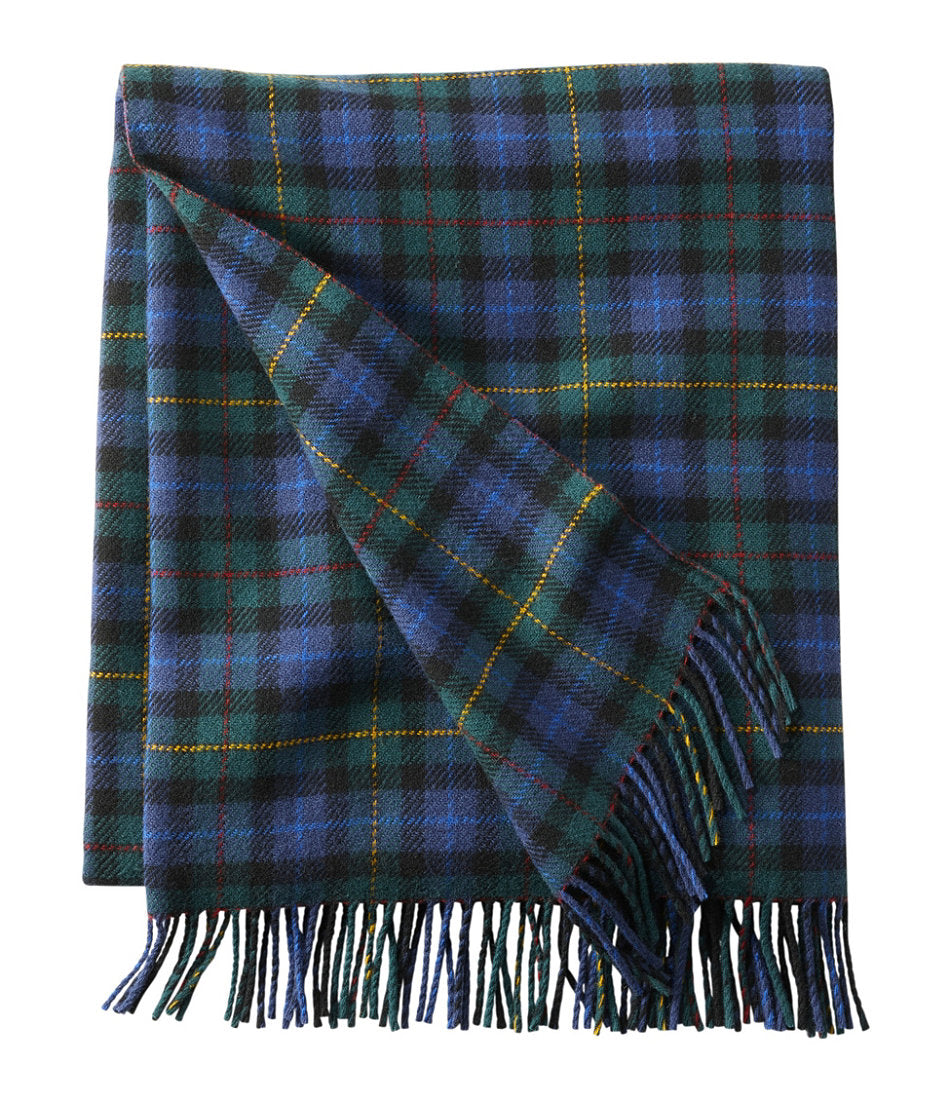 L.L.Bean Washable Wool Throw, Plaid 54" x 60" | L.L.Bean near me