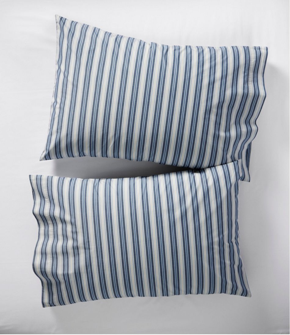 Sunwashed Percale Sheet Collection, Stripe | L.L.Bean discount
