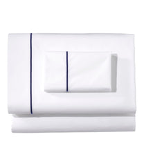 Premium Egyptian Percale Sheet Collection, Satin Stitch | L.L.Bean outlet