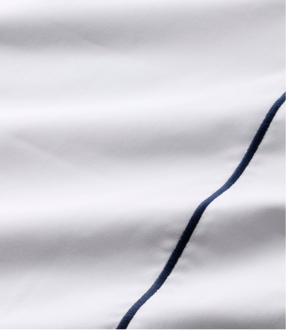 Premium Egyptian Percale Sheet Collection, Satin Stitch | L.L.Bean outlet