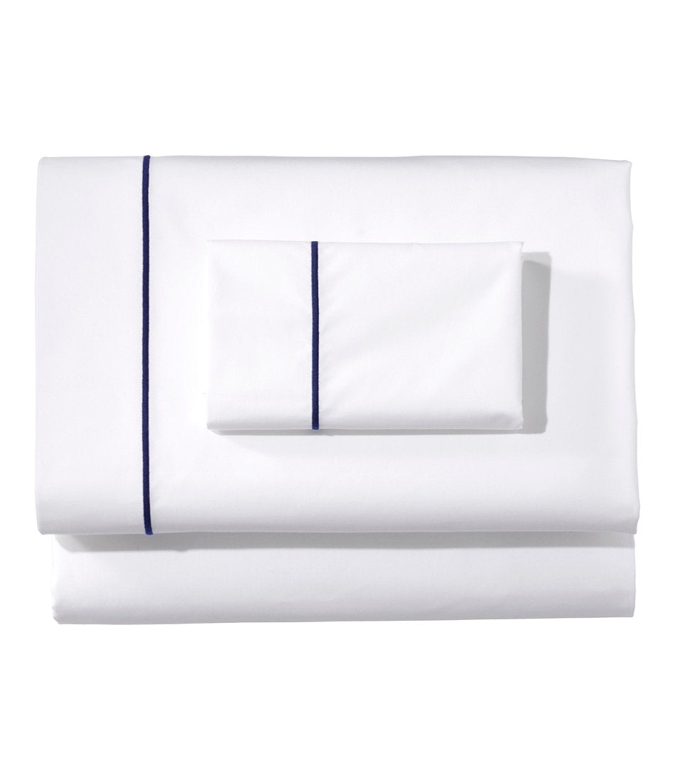 Premium Egyptian Percale Sheet Collection, Satin Stitch | L.L.Bean outlet