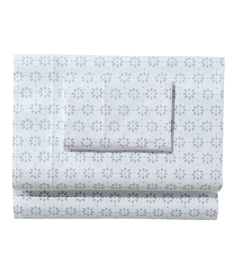 Sunwashed Percale Sheet Collection, Print | L.L.Bean discount