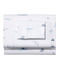 Nautical Boats Percale Sheet Collection | L.L.Bean sale