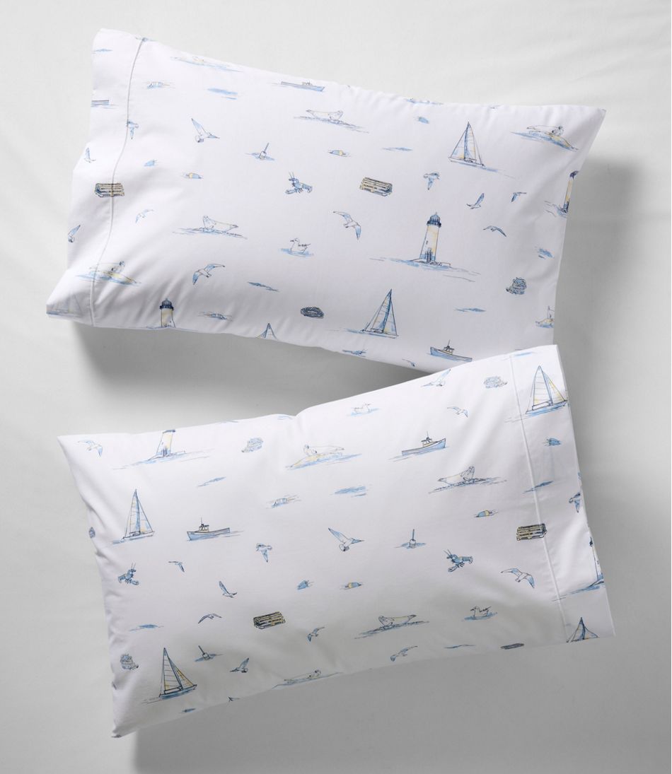 Nautical Boats Percale Sheet Collection | L.L.Bean sale